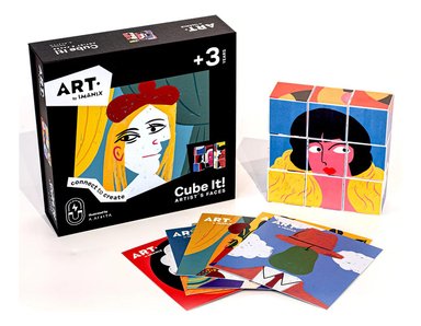 JUEGO DE MEMORIA IMANIX ROSTROS DE ARTISTAS CUBE IT! - 1