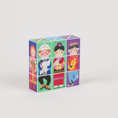 JUEGO DE MEMORIA IMANIX TRADICIONES Y TRABAJOS CUBE IT! - 3