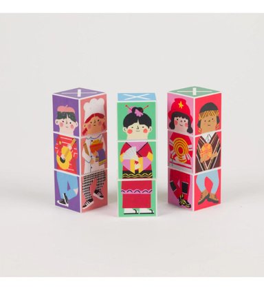 JUEGO DE MEMORIA IMANIX TRADICIONES Y TRABAJOS CUBE IT! - 7