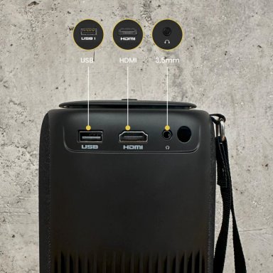 PROYECTOR PORTATIL SMART NOVA 9000LM WIFI BT ANDROID LEVO - 5