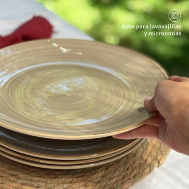 SET 4 PLATOS FONDO CERAMICA 26,7CM SIENA SIMPLIT - 6
