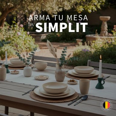 SET 4 PLATOS FONDO CERAMICA 26,7CM SIENA SIMPLIT - 8