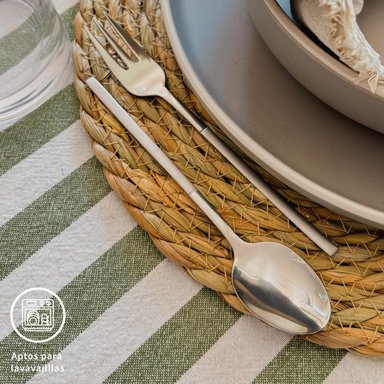 SET DE CUCHILLERIA 30 PCS CUBIERTOS ACERO INOXIDABLE PUGLIA - 4