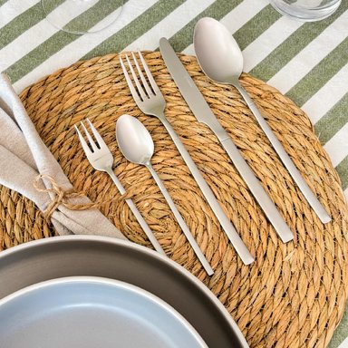 SET DE CUCHILLERIA 30 PCS CUBIERTOS ACERO INOXIDABLE PUGLIA - 7
