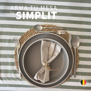 SET DE CUCHILLERIA 30 PCS CUBIERTOS ACERO INOXIDABLE PUGLIA - 8