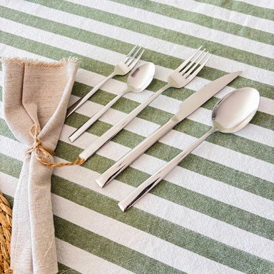 SET DE CUCHILLERIA 30 PCS CUBIERTOS ACERO INOXIDABLE SICILIA - 2