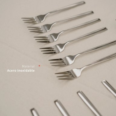 SET DE CUCHILLERIA 30 PCS CUBIERTOS ACERO INOXIDABLE SICILIA - 3
