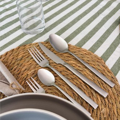 SET DE CUCHILLERIA 30 PCS CUBIERTOS ACERO INOXIDABLE SICILIA - 7