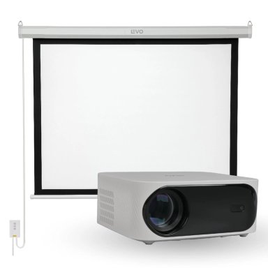 PROYECTOR LEVO PACK ORION FULL HD + TELÓN 100 ELÉCTRICO - 1