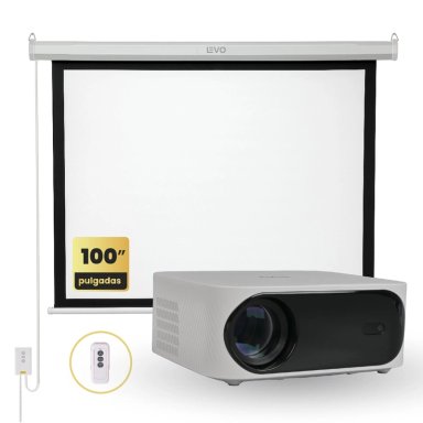 PROYECTOR LEVO PACK ORION FULL HD + TELÓN 100 ELÉCTRICO - 5