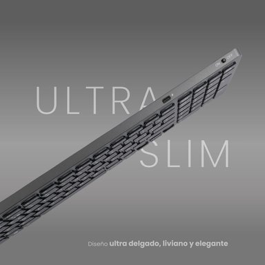 TECLADO INALAMBRICO CYGNA SLIM GRAFITO LEVO - 3