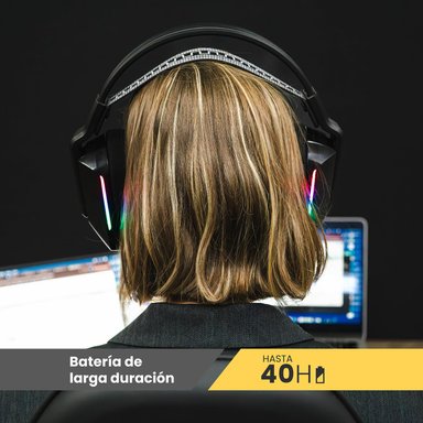 AUDIFONO GAMER INALAMBRICO ZENIT ELITE BLUETOOTH RGB LEVO - 3