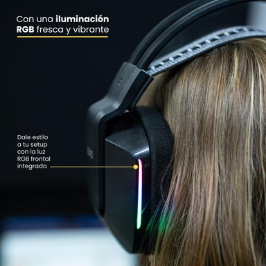 AUDIFONO GAMER INALAMBRICO ZENIT ELITE BLUETOOTH RGB LEVO - 6