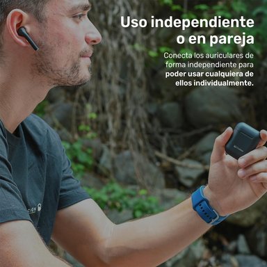 AUDÍFONOS LHOTSE BLUETOOTH INALÁMBRICO RM12 NEGRO - 6