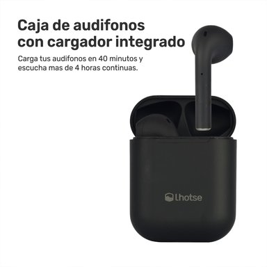 AUDÍFONOS LHOTSE BLUETOOTH INALÁMBRICO RM12 NEGRO - 7