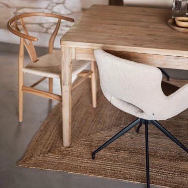ALFOMBRA DECORATIVA DE YUTE NATURA 160X230 CM ATMOSPHERA - 7
