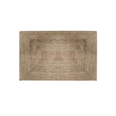 ALFOMBRA DE YUTE NATURAL DECORATIVA 120X170 CM ATMOSPHERA - 1