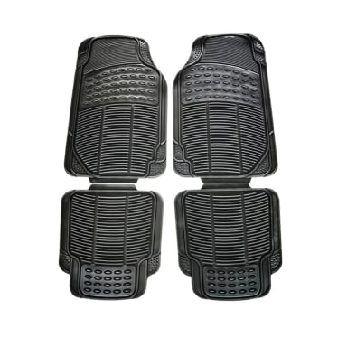 ALFOMBRA PISO DE GOMA PARA AUTO UNIVERSAL 4 PIEZAS XROAD - 1