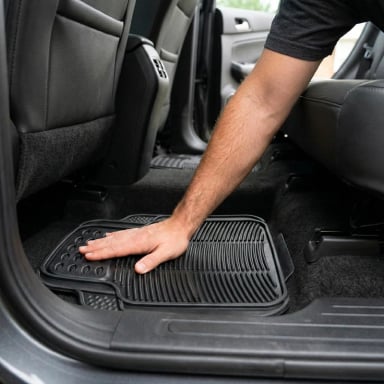 ALFOMBRA PISO DE GOMA PARA AUTO UNIVERSAL 4 PIEZAS XROAD - 2