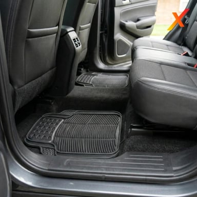 ALFOMBRA PISO DE GOMA PARA AUTO UNIVERSAL 4 PIEZAS XROAD - 7