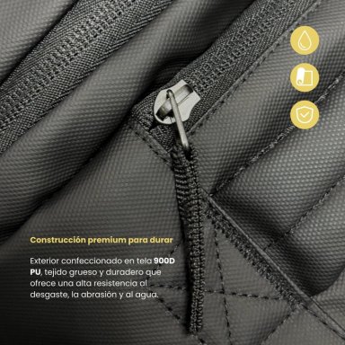 MOCHILA VIAJE IMPERMEABLE NOTEBOOK 30L AEROSUITE NEGRO LEVO - 7