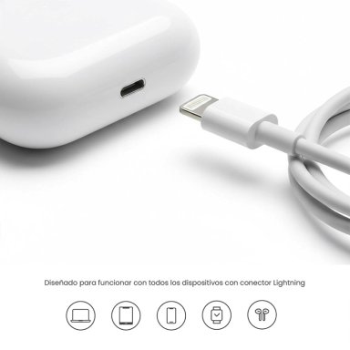 CABLE DE CARGA USB-C A LIGHTNING 1 MT BLANCO LEVO - 7
