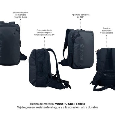 MOCHILA MALETA DE VIAJE NOMAD 35L IMPERMEABLE LHOTSE TAMAÑO TALLA UNICA - 3