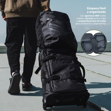 MOCHILA MALETA DE VIAJE NOMAD 35L IMPERMEABLE LHOTSE TAMAÑO TALLA UNICA - 8