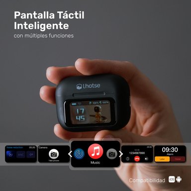 AUDIFONOS BLUETOOTH TWS PANTALLA TOUCH ANC RMPLUS+ LHOTSE - 3