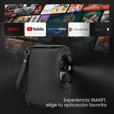 PROYECTOR PORTATIL NOVA 9000LM + TELON ELEVACION 100' LEVO - 3