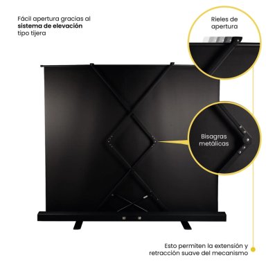 PROYECTOR PORTATIL NOVA 9000LM + TELON ELEVACION 100' LEVO - 6