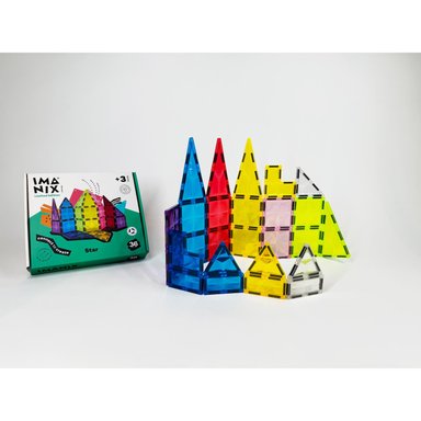 IMANIX JUEGO 36 PIEZAS MAGNE TICAS STAR - 2