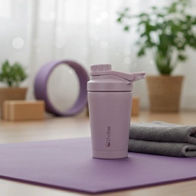 SHAKER VASO PROTEINA ACERO INOXIDABLE NUTRICORE 500ML LHOTSE - 2