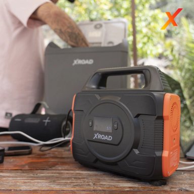 GENERADOR PORTATIL 300W BATERIA 248WH CAMPING 220V XROAD - 7
