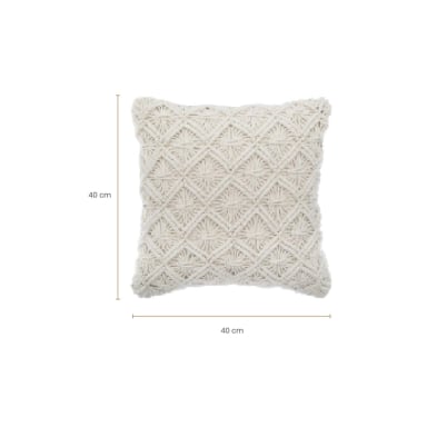 COJIN ETE MACRAME 40 X 40 CM ATMOSPHERA - 5