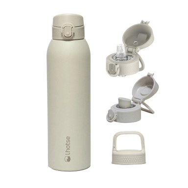 BOTELLA TE RMICA AGUA ACERO INOX 3 TAPAS HYDROCORE 1LT LHOTSE - 1