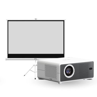 PROYECTOR PORTATIL HEXA 8000LM + TELON 60' LEVO - 1