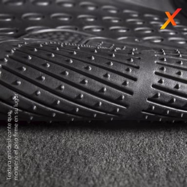 ALFOMBRA PISO DE GOMA PARA AUTO UNIVERSAL 3 PIEZAS XROAD - 5