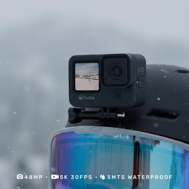 CAMARA DE ACCION DEPORTIVA SUMMIT 5K 30FPS ACCESORIOS - 2