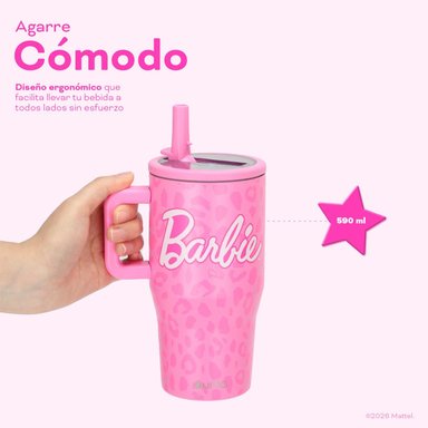 VASO TE RMICO TUMBLER MUG BARBIE PRINT 590ML ACERO INOX UMA - 5