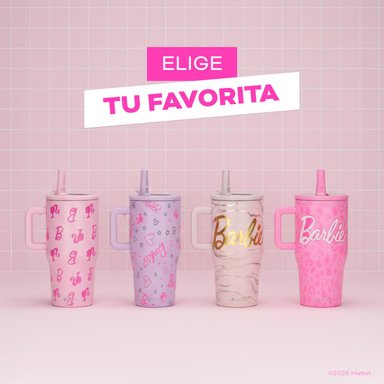 VASO TE RMICO TUMBLER MUG BARBIE PRINT 590ML ACERO INOX UMA - 8