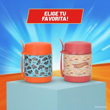 TERMO COMIDA HOT WHEELS TRUCK + CUCHARA 330ML ACERO INOX UMA - 7