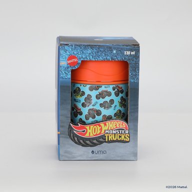 TERMO COMIDA HOT WHEELS TRUCK + CUCHARA 330ML ACERO INOX UMA - 8