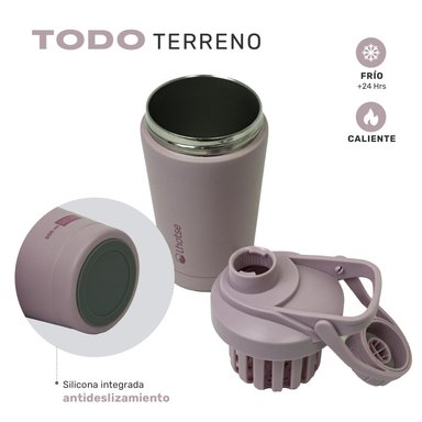 SHAKER VASO PROTEINA ACERO INOX NUTRICORE 500ML SET X2 - 6
