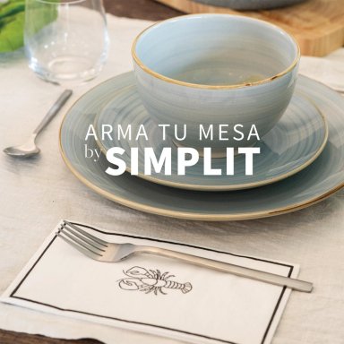 SET DE CUCHILLERIA 24 PCS ACERO INOXIDABLE CERDEÑA SIMPLIT - 8