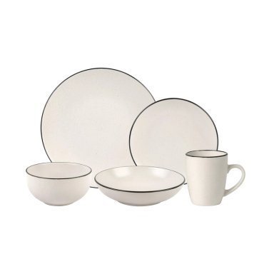 JUEGO DE LOZA 30 PCS CERAMICA OPORTO SIMPLIT - 1