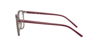 ANTEOJOS RAY-BAN ÓPTICOS RX7185 BURDEO UNISEX - 3