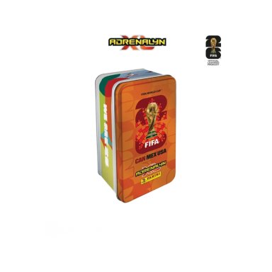 CAJA METALICA NARANJO - FIFA WORLD CUP 2026 ADRENALYN XL - 2
