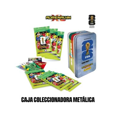 CAJA METALICA AZUL - FIFA WORLD CUP 2026 ADRENALYN XL - 1