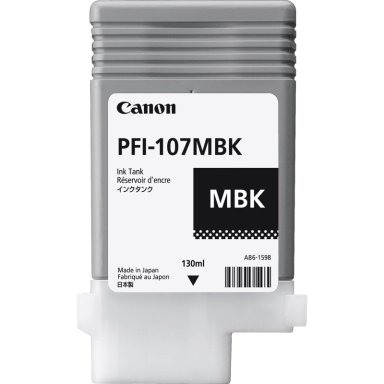 CARTUCHO DE TINTA CANON PFI-107MBK NEGRO MATE ORIGINAL - 1